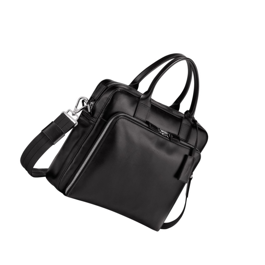 Longchamp Baxi S Aktentaschen Herren Schwarz | DE-HRN7081