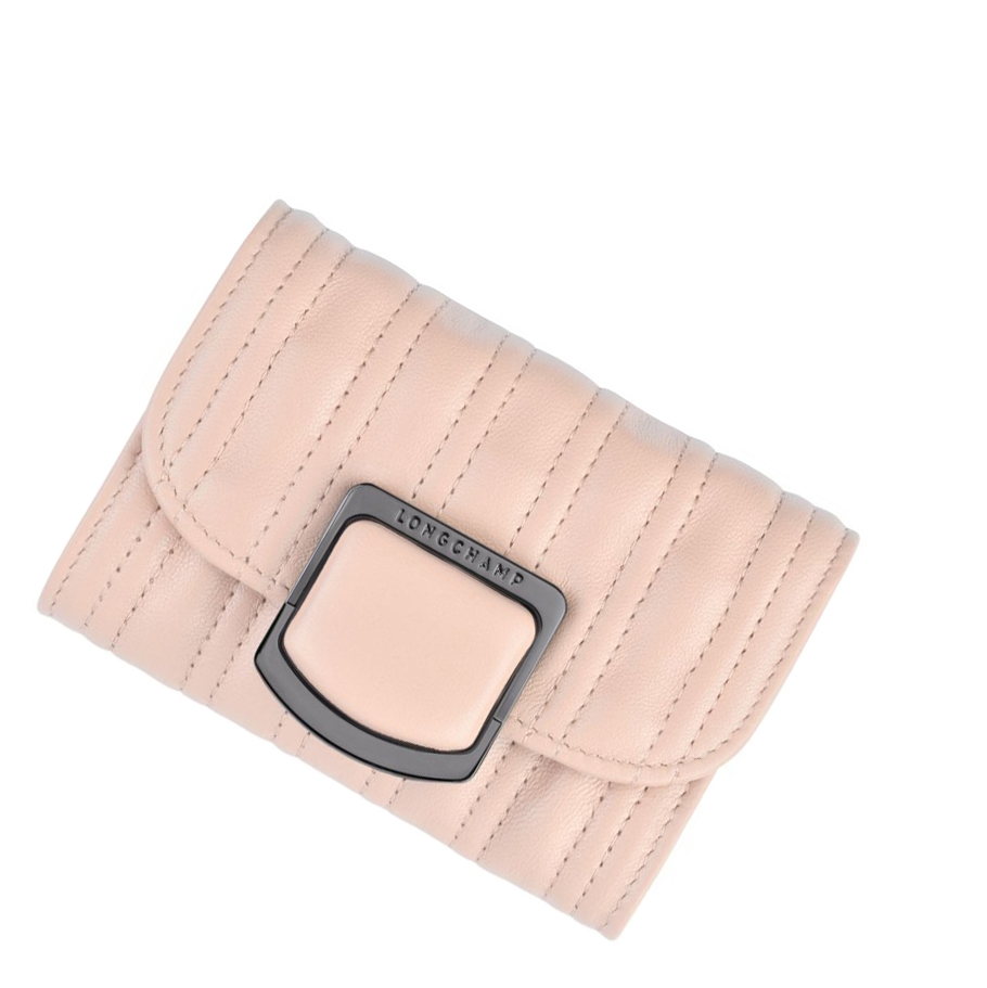 Longchamp Brioche Kartenhalter Damen Hellrosa | DE-SMU3028