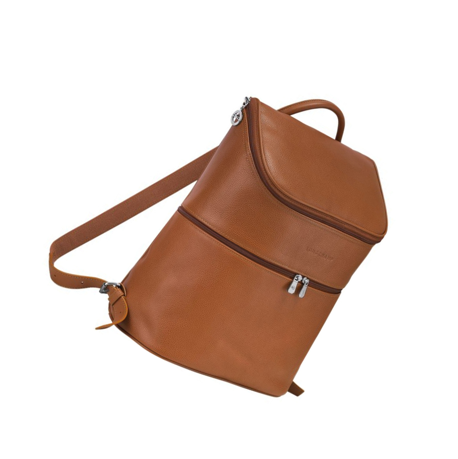 Longchamp Le Foulonné Rucksäcke Herren Braun | DE-RVI4956