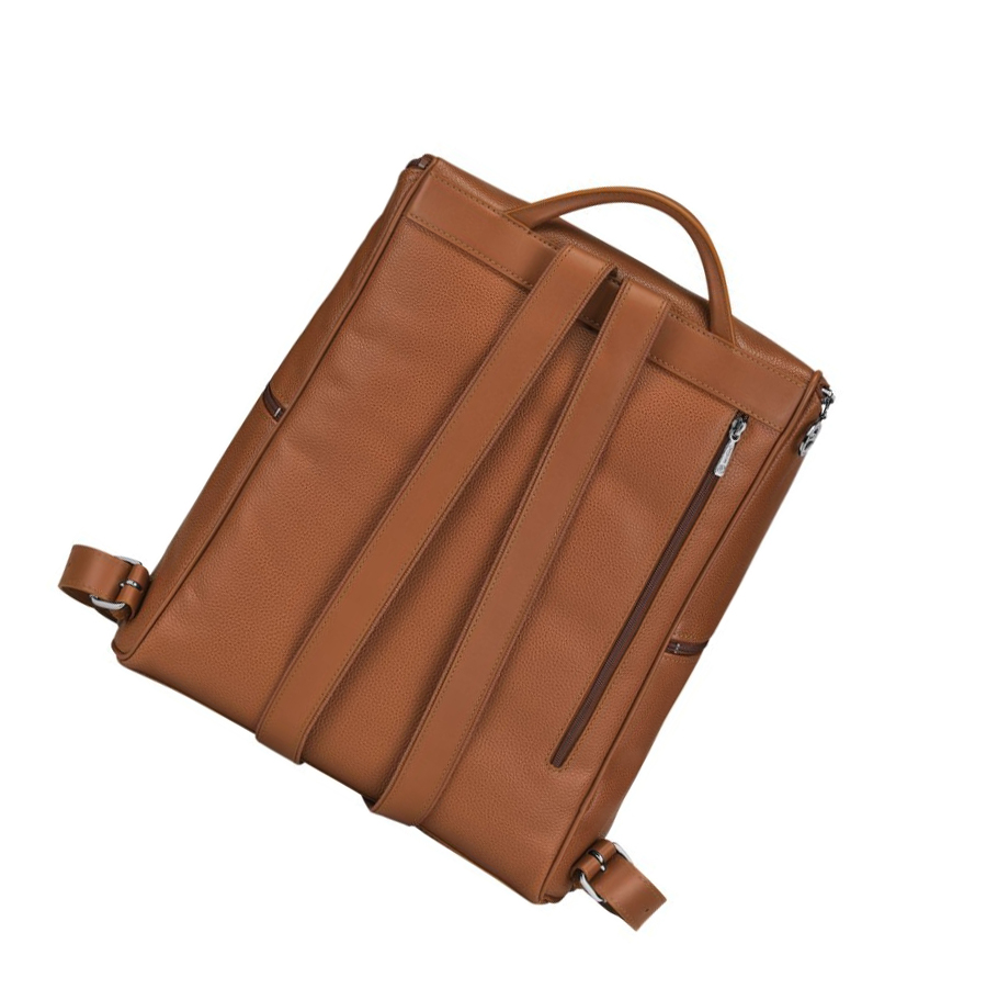Longchamp Le Foulonné Rucksäcke Herren Braun | DE-RVI4956
