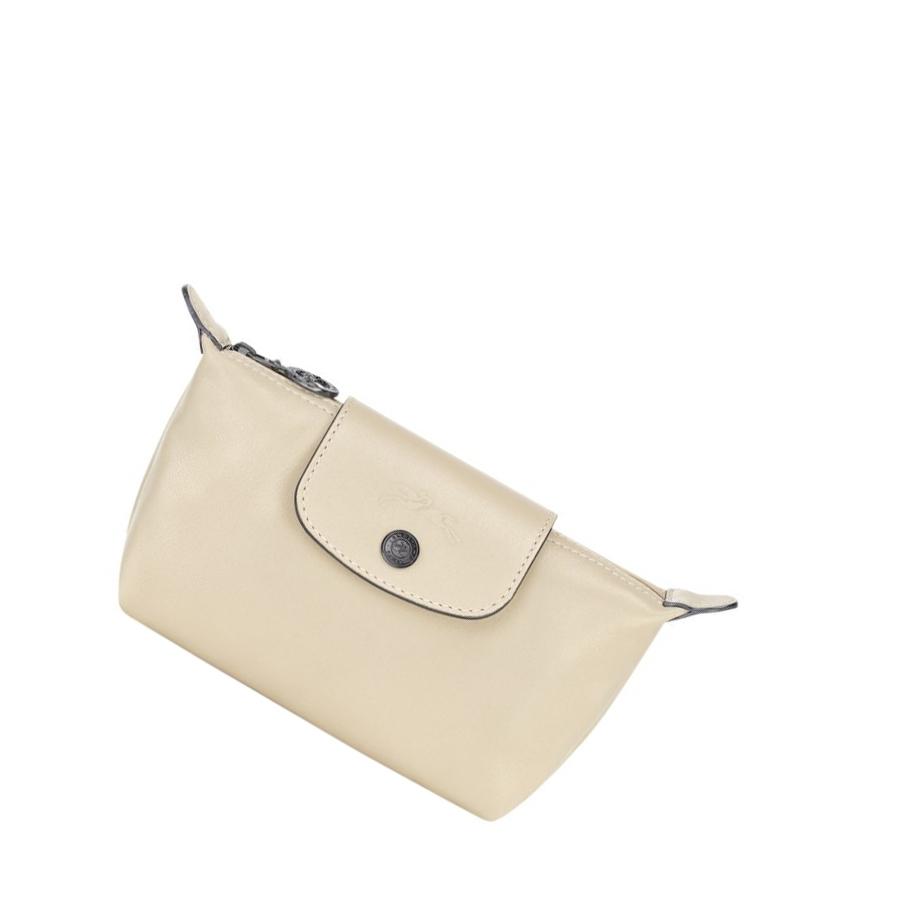 Longchamp Le Pliage Cuir Beuteltasche Damen Beige | DE-GBO6341