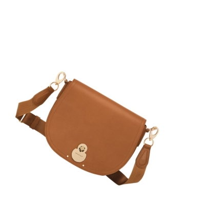 Longchamp Cavalcade M crossbody taschen Damen Beige | DE-MLD2138