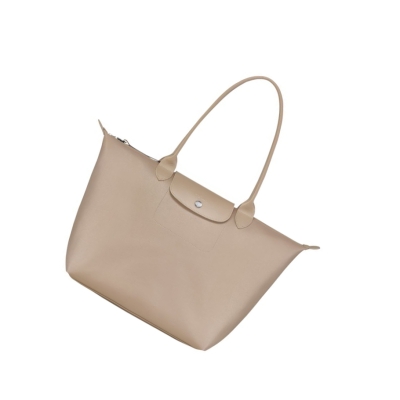 Longchamp Le Pliage City L Shopper Damen Beige | DE-MIU1852