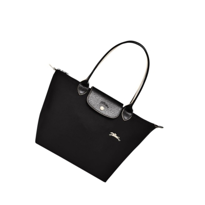 Longchamp Le Pliage Club S Schultertaschen Damen Schwarz | DE-FBH4809