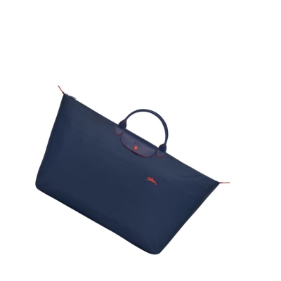 Longchamp Le Pliage Club XL Reisetaschen Damen Navy | DE-XEG7960