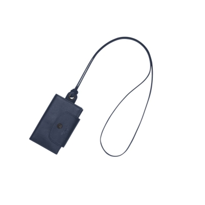 Longchamp Le Pliage Cuir Kartenhalter Herren Navy | DE-UZX8395