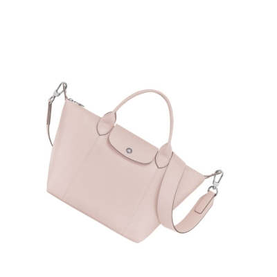 Longchamp Le Pliage Cuir S Handtasche Damen Rosa | DE-IHT7625