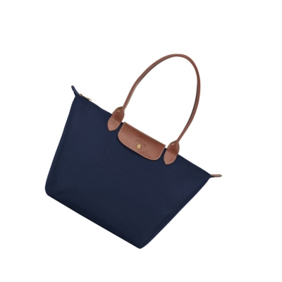 Longchamp Le Pliage Original L Schultertaschen Damen Navy | DE-MBC5810