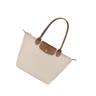 Longchamp Le Pliage Original S Schultertaschen Damen Beige | DE-TRI0578